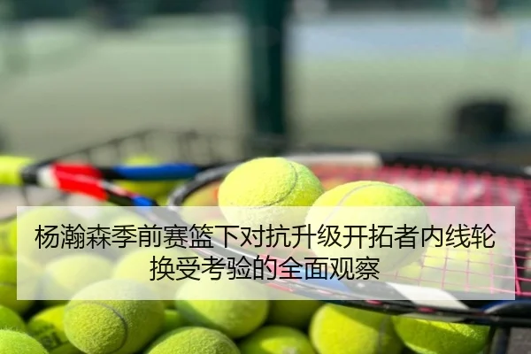杨瀚森季前赛篮下对抗升级开拓者内线轮换受考验的全面观察